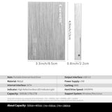 Maxbell Silver High Speed USB3.0 Mobile HDD Portable External Hard Disk Driver 2T