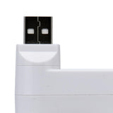 Maxbell Maikou Rotatable 3 Ports USB 3.0 HUB + 2 USB 2.0 Adapter Splitter White