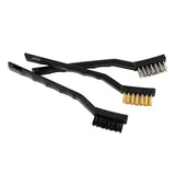 Maxbell Steel Iron Wire Brush Handle Nozzle Cleaning Hot Bed Cleaning for 3D Printer
