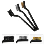 Maxbell Steel Iron Wire Brush Handle Nozzle Cleaning Hot Bed Cleaning for 3D Printer