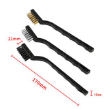 Maxbell Steel Iron Wire Brush Handle Nozzle Cleaning Hot Bed Cleaning for 3D Printer