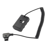 Maxbell D-Tap to NP-F550 Dummy Battery Power Cable/Adapter for Sony NP F550 F570