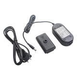 Maxbell AC Power Adapter Dummy Battery Coupler Kit for Yongnuo NanGuang LED Light