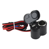 Maxbell 12V Car Motorcycle Waterproof Cigarette Lighter USB Power Outlet Electrical