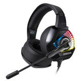 Maxbell Gaming Headset with Microphone RGB Colorful LED Headphone for PS4 Multicolor