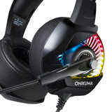 Maxbell Gaming Headset with Microphone RGB Colorful LED Headphone for PS4 Multicolor
