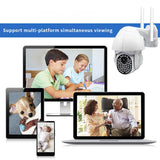Maxbell 1080P HD Outdoor WiFi PTZ Pan Tilt Security IP IR Camera Night Vision UK 16G
