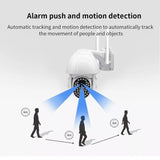 Maxbell 1080P HD Outdoor WiFi PTZ Pan Tilt Security IP IR Camera Night Vision UK 16G