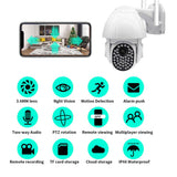 Maxbell 1080P HD Outdoor WiFi PTZ Pan Tilt Security IP IR Camera Night Vision UK 16G