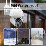 Maxbell 1080P HD Outdoor WiFi PTZ Pan Tilt Security IP IR Camera Night Vision UK 16G