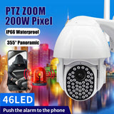 Maxbell 1080P HD Outdoor WiFi PTZ Pan Tilt Security IP IR Camera Night Vision UK 16G