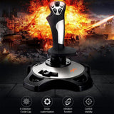 Maxbell PC Joystick Flight Simulator Gaming Controller USB Wired for Laptop Computer
