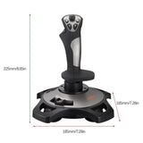 Maxbell PC Joystick Flight Simulator Gaming Controller USB Wired for Laptop Computer