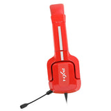 Maxbell Gaming Headset with Noise Reduction Detachable Mic Adjustable for PC Red