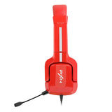 Maxbell Gaming Headset with Noise Reduction Detachable Mic Adjustable for PC Red