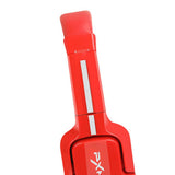 Maxbell Gaming Headset with Noise Reduction Detachable Mic Adjustable for PC Red