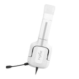 Maxbell Gaming Headset with Noise Reduction Detachable Mic Adjustable for PC White