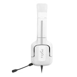 Maxbell Gaming Headset with Noise Reduction Detachable Mic Adjustable for PC White