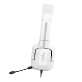 Maxbell Gaming Headset with Noise Reduction Detachable Mic Adjustable for PC White