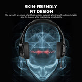 Maxbell Gaming Headset with Noise Reduction Detachable Mic Adjustable for PC Black