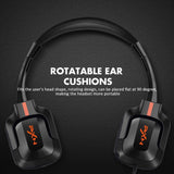 Maxbell Gaming Headset with Noise Reduction Detachable Mic Adjustable for PC Black