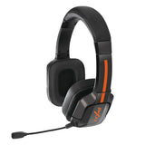 Maxbell Gaming Headset with Noise Reduction Detachable Mic Adjustable for PC Black