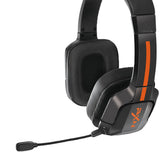 Maxbell Gaming Headset with Noise Reduction Detachable Mic Adjustable for PC Black