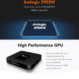 Maxbell TX3 Mini Android7.1 TV Set-top BOX Media Player 1GB+8G US