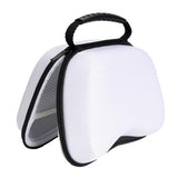 Maxbell Portable Travel Carrying Bag Case Shell for PS5 Controller Gamepad White