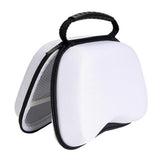 Maxbell Portable Travel Carrying Bag Case Shell for PS5 Controller Gamepad White