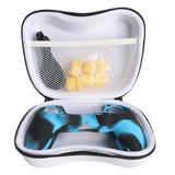 Maxbell Portable Travel Carrying Bag Case Shell for PS5 Controller Gamepad White