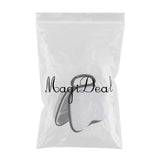 Maxbell Portable Travel Carrying Bag Case Shell for PS5 Controller Gamepad White