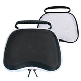 Maxbell Portable Travel Carrying Bag Case Shell for PS5 Controller Gamepad White
