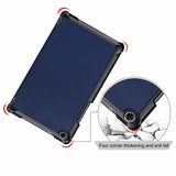 Maxbell Smart Case Stand Cover Protector For Huawei MediaPad M5 lite 8.0 Dark Blue