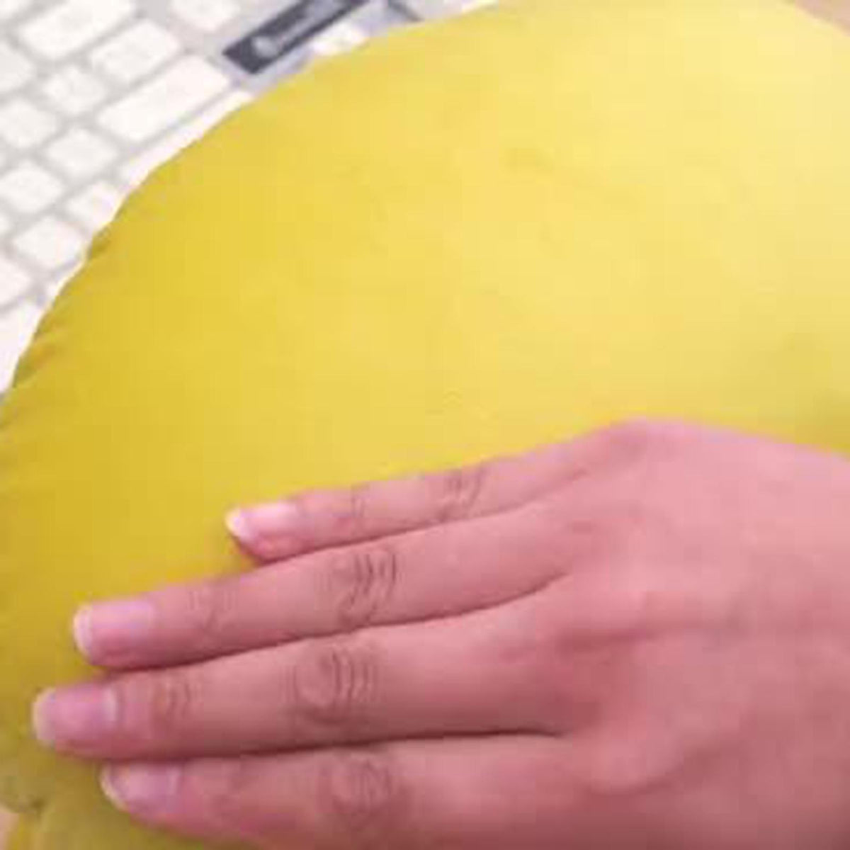 Memory Foam Explosions Octopus Nap Pillow Support for Office Travelling Desk lemon yellow