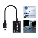 Maxbell HDMI to USB Video Capture Card HD Grabber Recorder for Live Streaming Device