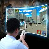 Maxbell 3D Augmented Reality Game Gun Shooting Games DIY Toy Gun A9 with amplifier