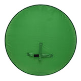 Maxbell 2-in-1 Green Screen Round Cloth Fix on Chair for Zoom Video Photography 142cm 55.91inch Green Screen