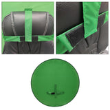 Maxbell 2-in-1 Green Screen Round Cloth Fix on Chair for Zoom Video Photography 142cm 55.91inch Green Screen