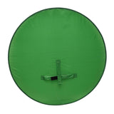 Maxbell 2-in-1 Green Screen Round Cloth Fix on Chair for Zoom Video Photography 110cm 43.31inch Green Screen