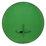 Maxbell 2-in-1 Green Screen Round Cloth Fix on Chair for Zoom Video Photography 110cm 43.31inch Green Screen