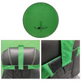 Maxbell 2-in-1 Green Screen Round Cloth Fix on Chair for Zoom Video Photography 110cm 43.31inch Green Screen