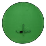 Maxbell 2-in-1 Green Screen Round Cloth Fix on Chair for Zoom Video Photography 75cm 29.53inch Green Screen