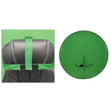 Maxbell 2-in-1 Green Screen Round Cloth Fix on Chair for Zoom Video Photography 75cm 29.53inch Green Screen