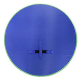 Maxbell 2-in-1 Green Screen Round Cloth Fix on Chair for Zoom Video Photography 75cm 29.53inch Blue Green Screen