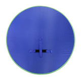 Maxbell 2-in-1 Green Screen Round Cloth Fix on Chair for Zoom Video Photography 75cm 29.53inch Blue Green Screen