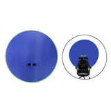 Maxbell 2-in-1 Green Screen Round Cloth Fix on Chair for Zoom Video Photography 75cm 29.53inch Blue Green Screen