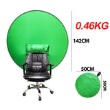 Maxbell Pop up Green/Blue Screen Background Screen Backdrops Cloth for Chairs Zoom 55.90inch green