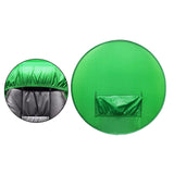 Maxbell Pop up Green/Blue Screen Background Screen Backdrops Cloth for Chairs Zoom 55.90inch green