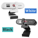Maxbell 4K Full HD Streaming Webcam Autofocus for Live Broadcast 4k White